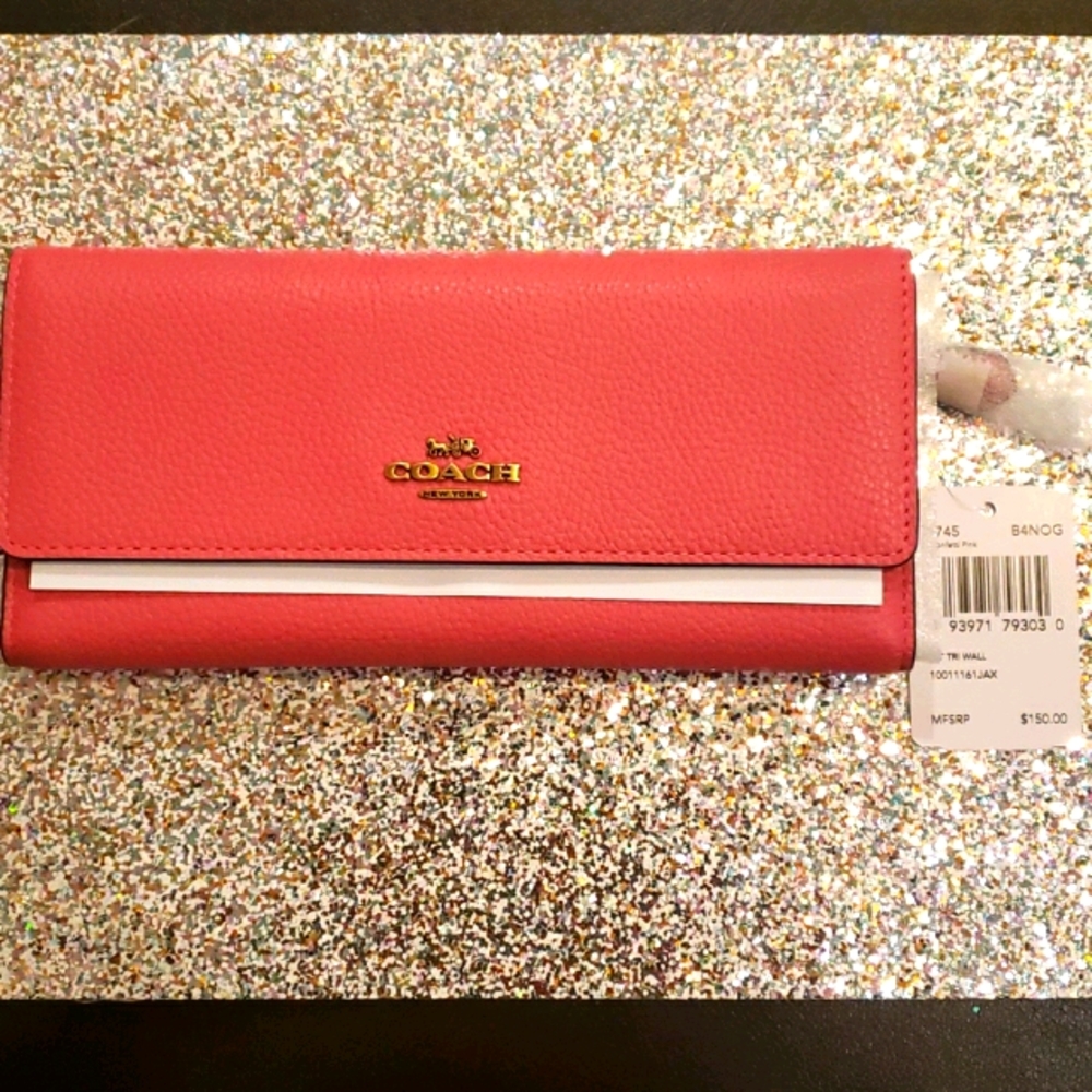 Coach Soft Trifold Wallet